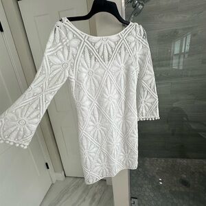 Lilly Pulitzer White Lace Dress